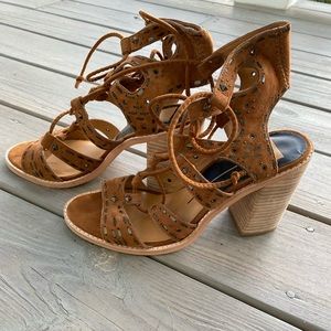 Dolce Vita Luci Leather Heeled Sandal